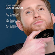 Beard Grooming Kit for Men Sapiens Barbershop - Beard Oil and Beard Balm Organic and 100% Natural - Beard Comb, Beard Brush, Scissors, Travel Pouch - Beard Care Set for Men - Made in France