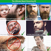 Beard Club - Beard Grooming Kit for Men - 100% Natural & Organic - Gift Set Includes Premium Beard Oil, Beard Balm, Beard Shampoo, Beard Comb & Box - The Best Gift for Men - Mens grooming kit
